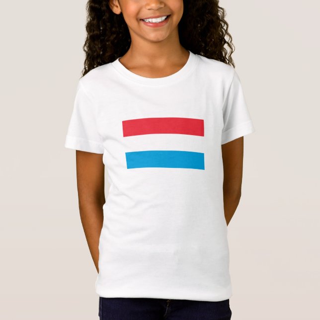 Camiseta Bandeira do Luxemburgo (Frente)