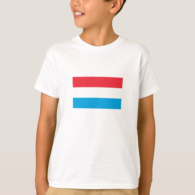 Camiseta Bandeira do Luxemburgo (Frente)