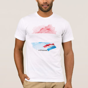Camiseta bandeira do Luxemburgo