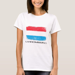 Camiseta Bandeira do Luxemburgo Europa Viagem Férias Europa