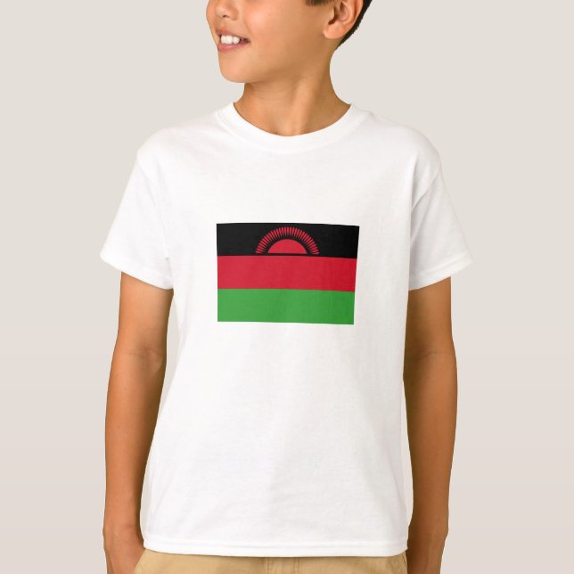 Camiseta Bandeira do Malawi (Frente)