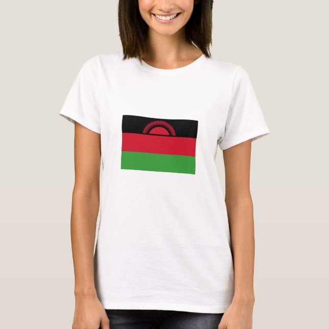 Camiseta Bandeira do Malawi (Frente)