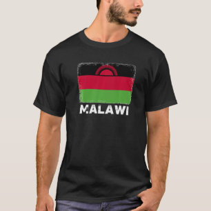 Camiseta Bandeira do Malawi apoia Pessoas do Malawi