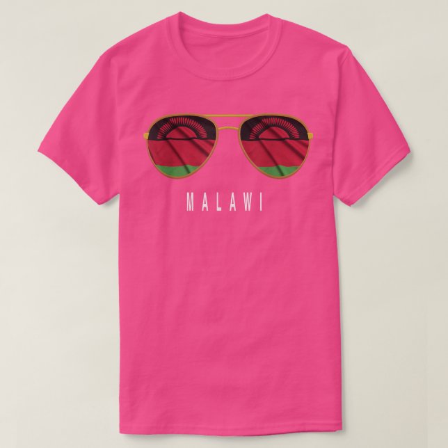 Camiseta Bandeira do Malawi: Orgulho Malawi  (Frente do Design)