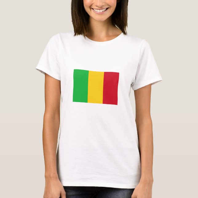 Camiseta Bandeira do Mali (Frente)