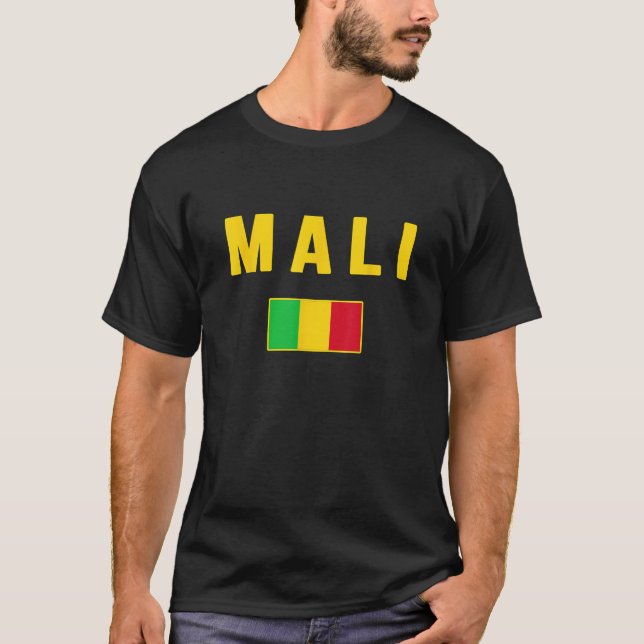 Camiseta Bandeira do Mali (Frente)