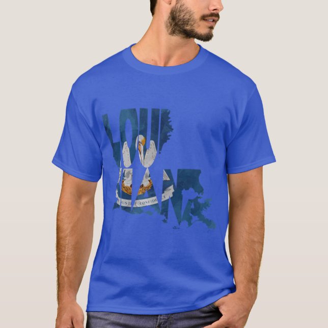 Camiseta Bandeira do Mapa Tipográfico (Frente)