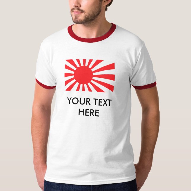 Camiseta Bandeira do marinho de Japão (Frente)