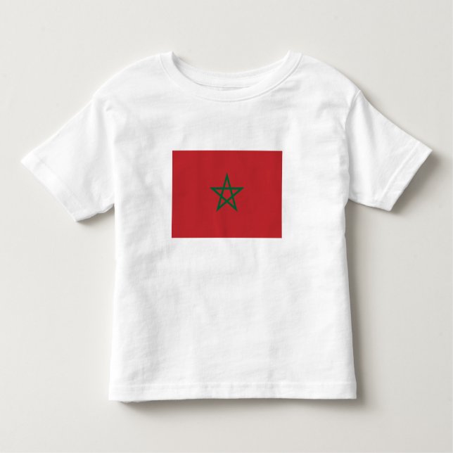 Camiseta Bandeira do Marrocos (Frente)