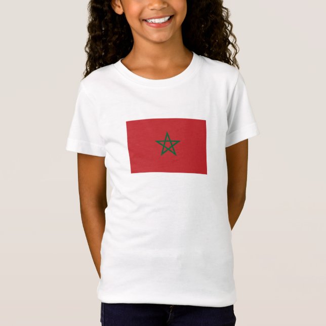 Camiseta Bandeira do Marrocos (Frente)