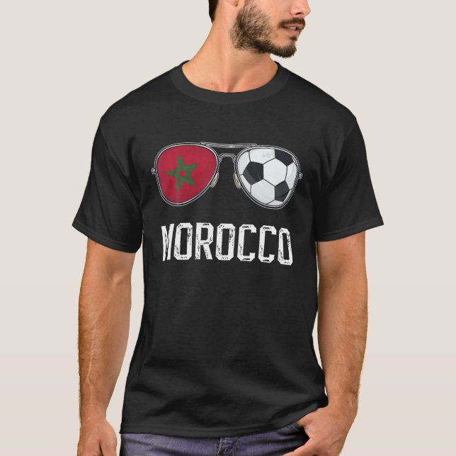 Camiseta Bandeira do Marrocos (Frente)