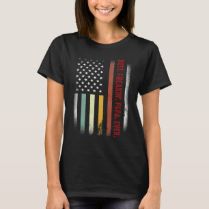 Camiseta Bandeira do Melhor Dia de os pais Freakin Papá Eve