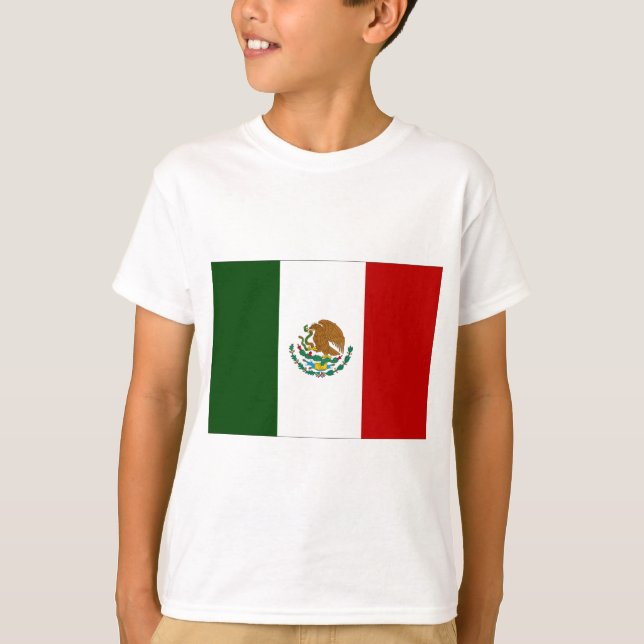 Camiseta Bandeira do México (Frente)