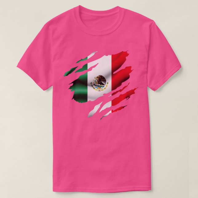 Camiseta Bandeira do México (Frente do Design)