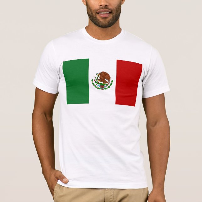 Camiseta Bandeira do México (Frente)