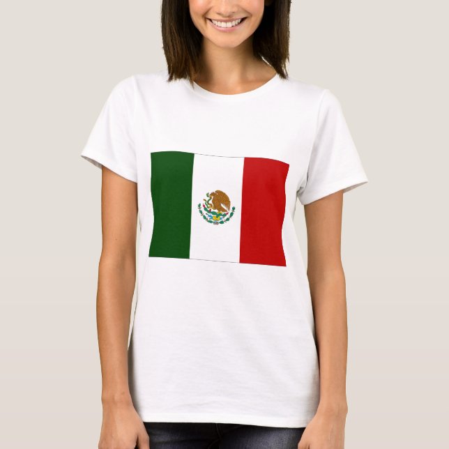 Camiseta bandeira do México (Frente)