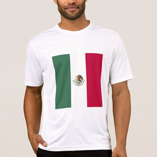 Camiseta Bandeira do México (Frente)