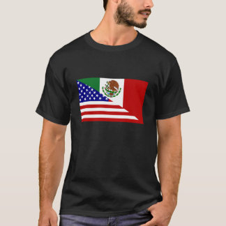 Camiseta Bandeira do méxico-americano. Cinco feliz de Mayo!