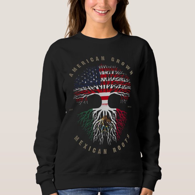 Camiseta Bandeira do México - Americano Cultivo Mexicano (Frente)