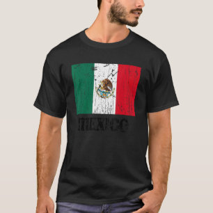 Camiseta Bandeira do México - Bandeira do Orgulho Mexicano