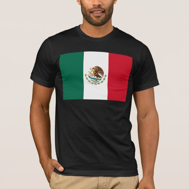 Camiseta Bandeira do México, Bandera da República Mexicana (Frente)
