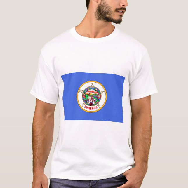 Camiseta Bandeira do Minnesota (Frente)