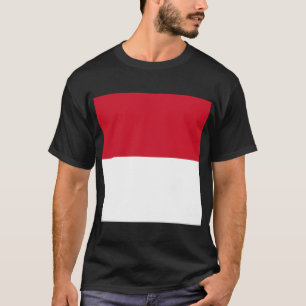 Camiseta Bandeira do Mônaco