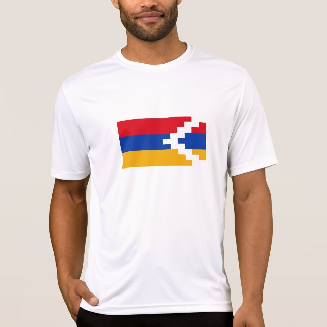 Camiseta Bandeira do Nagorno Karabakh (Frente)