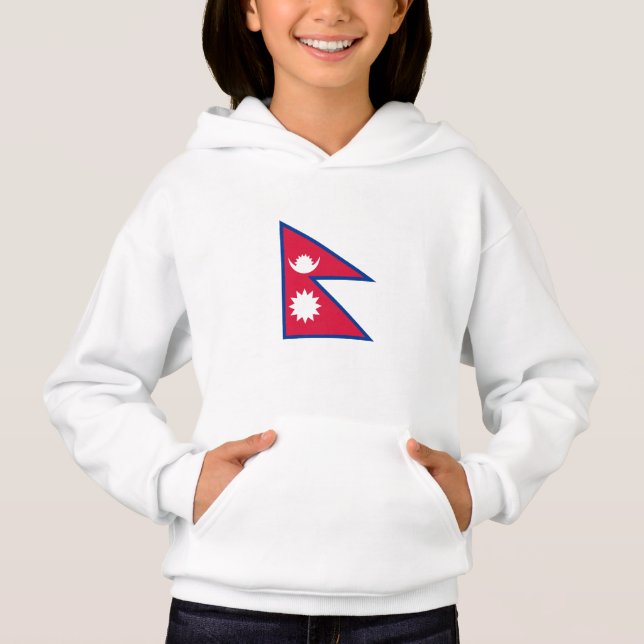 Camiseta Bandeira do Nepal (Frente)