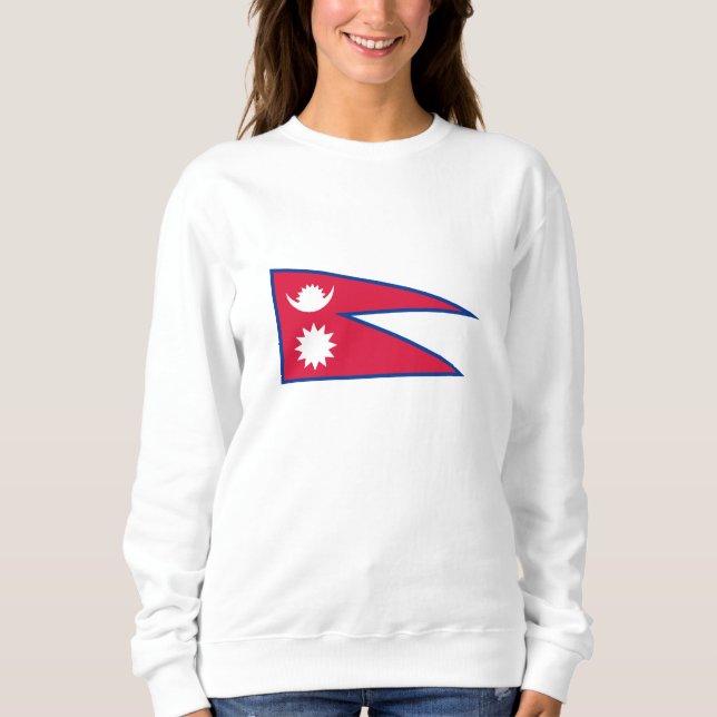 Camiseta Bandeira do Nepal (Frente)