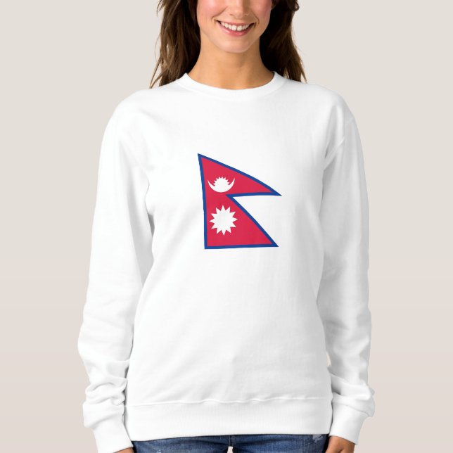 Camiseta Bandeira do Nepal (Frente)