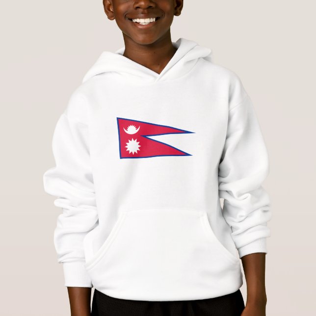 Camiseta Bandeira do Nepal (Frente)