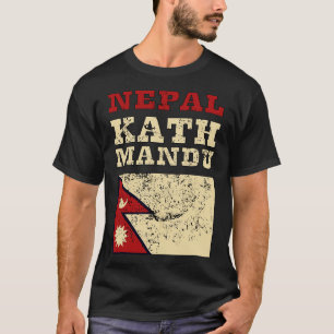 Camiseta Bandeira do Nepal 1
