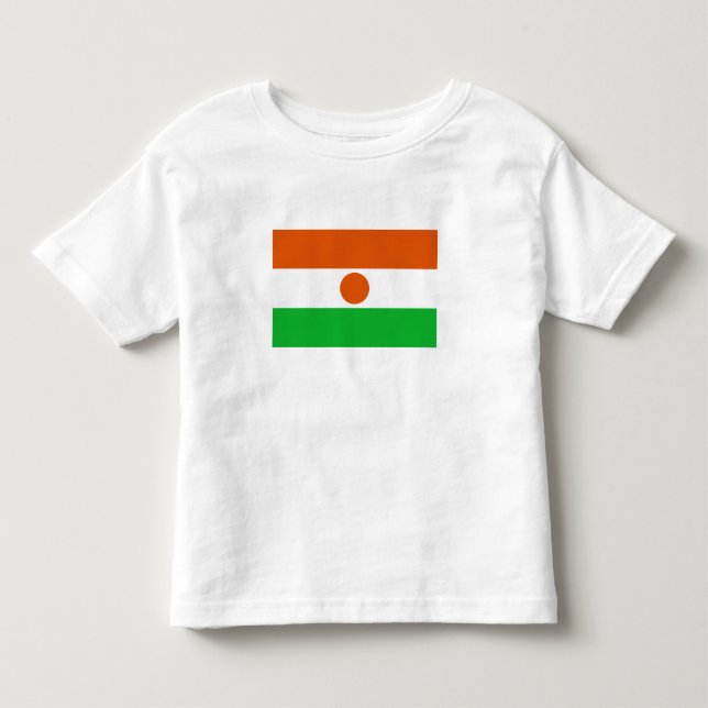 Camiseta Bandeira do Níger (Frente)