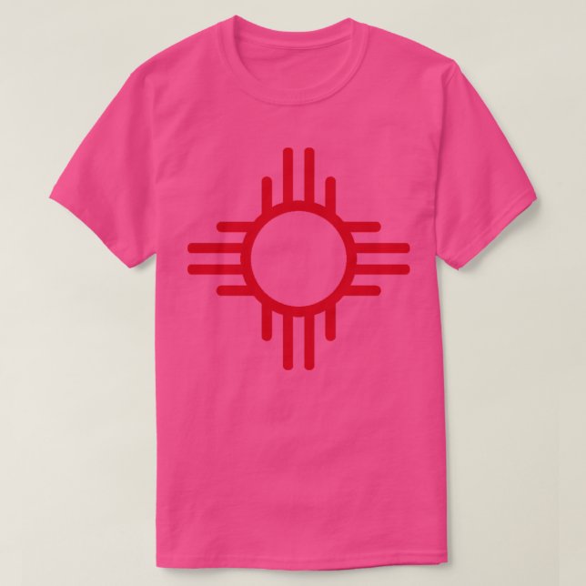 Camiseta Bandeira do Novo México 9 (Frente do Design)
