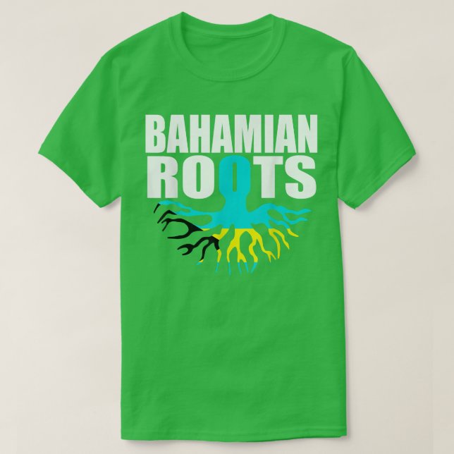 Camiseta Bandeira do Oral das Bahamas Flagcastle Bahamas (Frente do Design)
