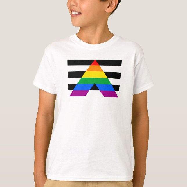 Camiseta Bandeira do Orgulho Aliado (Frente)