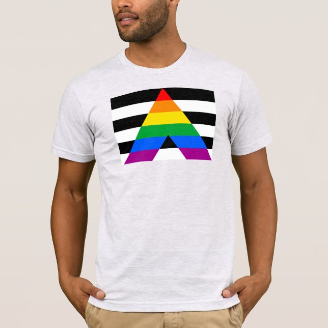 Camiseta Bandeira do Orgulho Aliado (Frente)
