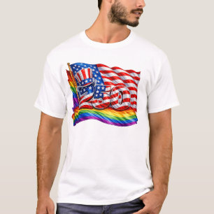 Camiseta Bandeira do Orgulho América 250