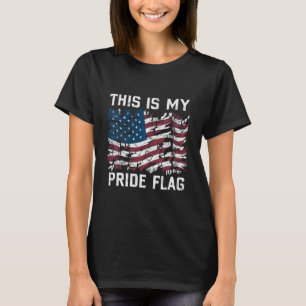 Camiseta Bandeira do Orgulho Americano Patriota EUA
