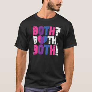 Camiseta Bandeira do Orgulho Bi Bissexual Ambos