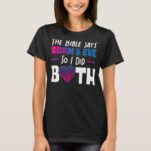 Camiseta Bandeira do Orgulho Bi Bissexual Bíblia A Bíblia D