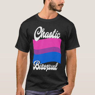 Camiseta Bandeira do Orgulho Bi Bissexual Chaotic Bisexual