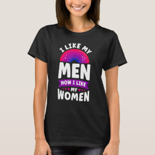 Camiseta Bandeira do Orgulho Bi Bissexual Eu Gosto Dos Meus