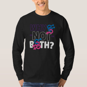 Camiseta Bandeira do Orgulho Bi Bissexual Porque Não Ambos