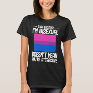 Camiseta Bandeira do Orgulho Bi Bissexual Só porque sou Bis