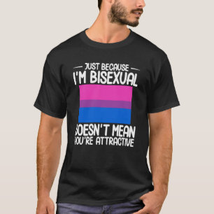 Camiseta Bandeira do Orgulho Bi Bissexual Só porque sou Bis