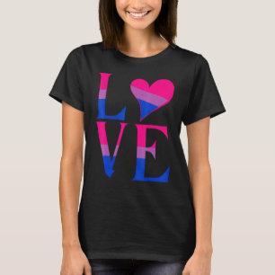 Camiseta Bandeira do Orgulho Bi Orgulho Bissexual Apoio ao 