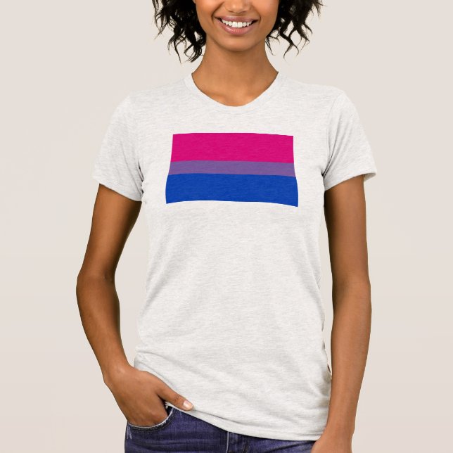 Camiseta Bandeira do Orgulho Bissexual (Frente)