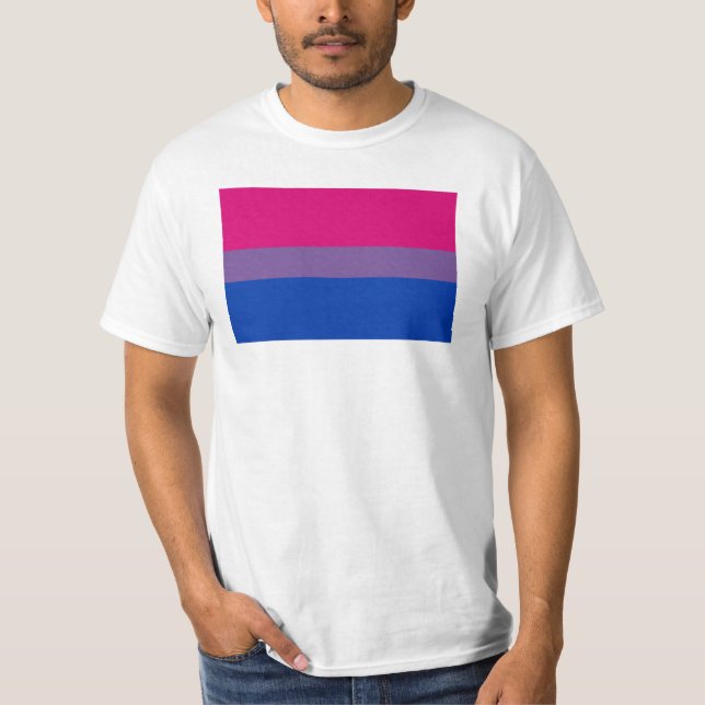 Camiseta Bandeira do Orgulho Bissexual (Frente)